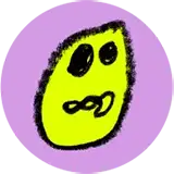A happy face drawn by a child